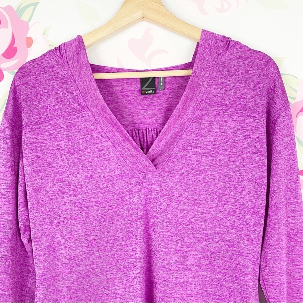 Zella Athletic Active Workout Long Sleeve  Hoodie S - Picture 2 of 7